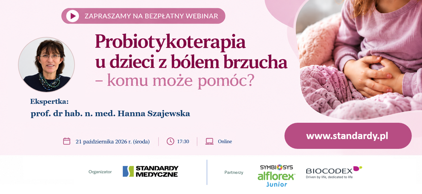 Webinar: Probiotykoterapia u dzieci z b&oacute;lem brzucha &ndash; komu może pom&oacute;c?